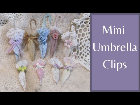 Видео: Мини-зажимы для зонтов