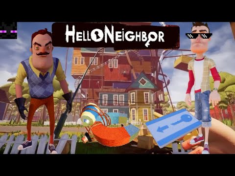 Видео: Hello Neihgbor ПРОХОЖДЕНИЕ СЕКРЕТКА И БАГИ (: