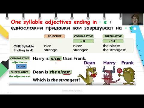 Видео: VI одделение - Англиски јазик - Comparison of adjectives