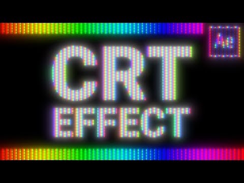 Видео: Туториал After Effects / CRT стиль / Эффект зомбоящика