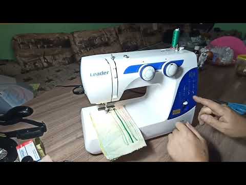 Видео: Швейная машина Leader VS 375