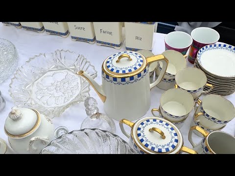 Видео: Vide grenier в Кен-Фонсергив #блошиныйрынок #барахолка #франция #обзор 