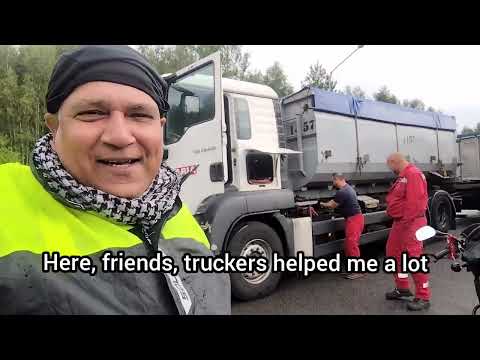 Видео: Дорога домой из #беловежскаяпуща до #лепель #беларусь #байкер/Ride from #brest to #spb part-1