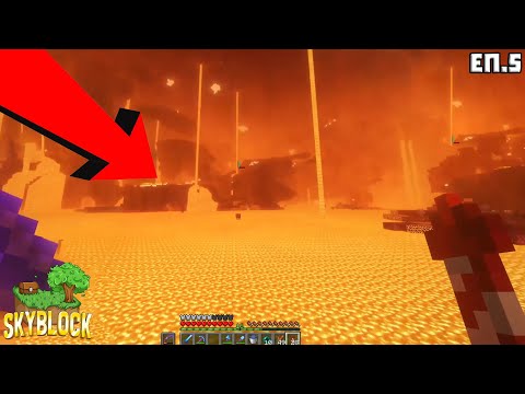 Видео: ПАДНАХ В ЛАВА! | Minecraft Skyblock еп.5