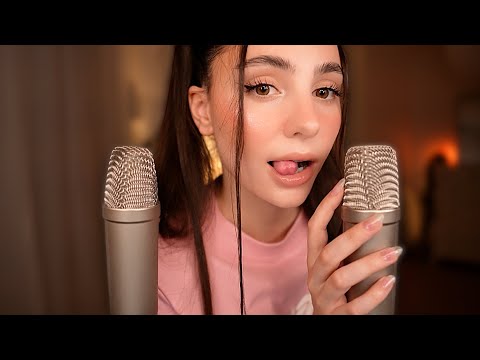 Видео: ASMR чистые влажные звуки рта 👄 с 2 микрофонами 🎙️🎙️ NO TALKING 🤫 VERY INTENSE 💆‍♀️