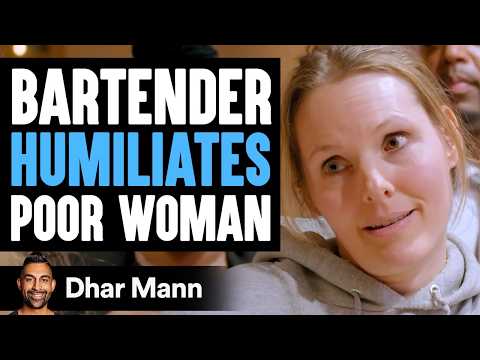 Видео: Грубый бармен унизил бедную женщину, она тут же об этом пожалела | Дхар Манн
