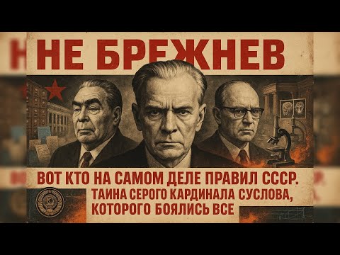Видео: НЕ БРЕЖНЕВ  Вот кто на самом деле правил СССР  Тайна серого кардинала Суслова, которого боялись все