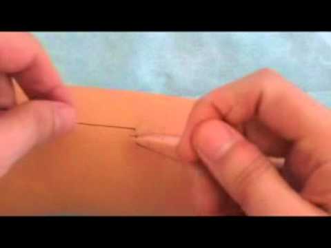 Видео: Техника наложения простого узлового шва