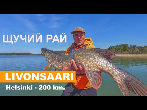 Видео: Рыбалка на ЩУКУ весной Ливонсаари Финляндия