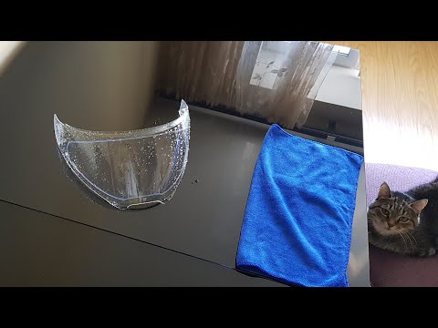 Видео: Чем и как мыть визор? Нужно супер дорогое средство?Ага)))