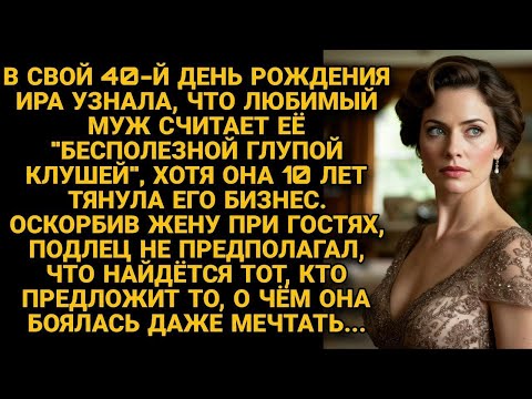 Видео: МУЖ ОБОЗВАЛ ПЕРЕД ГОСТЯМИ ''ГЛУПОЙ КЛУШЕЙ'' НА ЕЁ ДНЕ РОЖДЕНИЯ, НО ЧУТЬ НЕ ПОСИДЕЛ ОТ