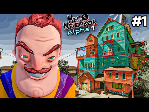 Видео: Шарусь в Доме у Соседа - Hello Neighbor ALPHA 1 | #1