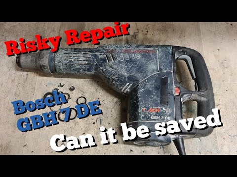 Видео: Ремонтирую перфоратор Bosch GBH 7 DE. Ему 22 года, он изношен. Но можно ли его ещё починить?