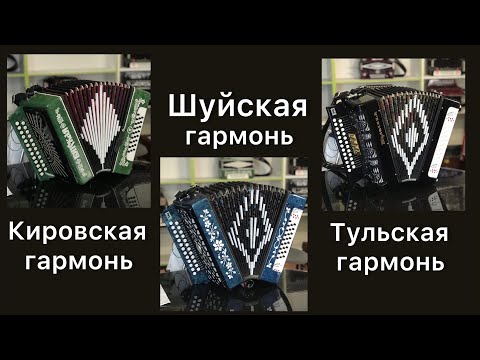 Видео: Шуйская гармонь? Кировская гармонь? Или Тульская гармонь? Что тебе по душе? 🙋🏻‍♂️😉