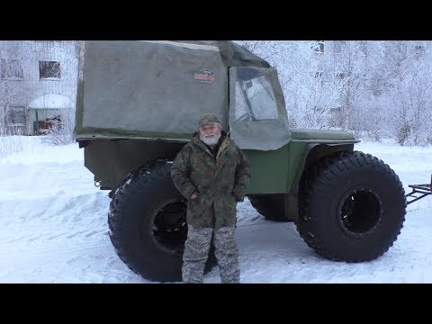 Видео: Сан Саныч строит новый вездеход "Вилли". Обзор из гаража г. Вологда