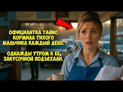 Видео: ОФИЦИАНТКА тайно кормила МАЛЬЧИКА каждый день — утром к её КАФЕ подъехали ЧЕТЫРЕ ВНЕДОРОЖНИКА.