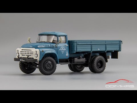 Видео: Олимпиада-80: Бортовой ЗиЛ-130 1980 | DiP Models | Масштабные модели грузовиков СССР 1:43