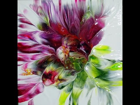 Видео: (82) Нецентральное погружение цветов / Обзор красок Arteza / Техника погружения