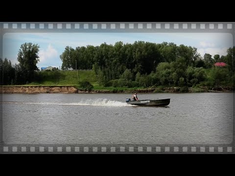 Видео: ВНИМАНИЕ! Ракета на воде! Лодка Казанка М и Merсury 25 л.с.