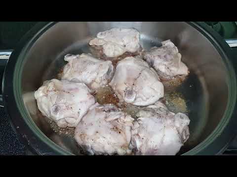 Видео: ZEPTER. Цептер рецепты.  Жареная курица с овощами.  Принцип жарки в посуде Цептер.