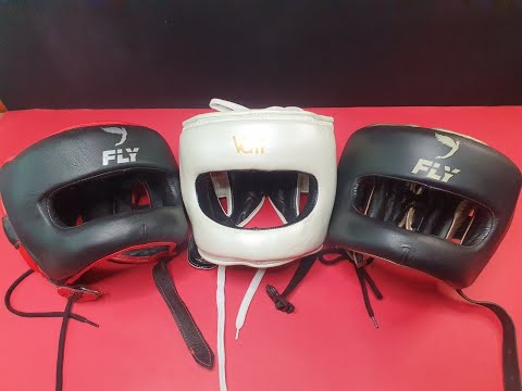 Видео: Vali Sian Face Saver Boxing Headgear Review-Обзор бамперного шлема Вали премиум