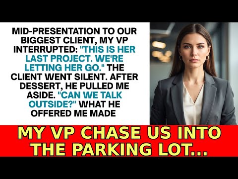 Видео: Мой вице-президент объявил о моем увольнении на ужине с клиентом. Затем клиент попросил о встрече...