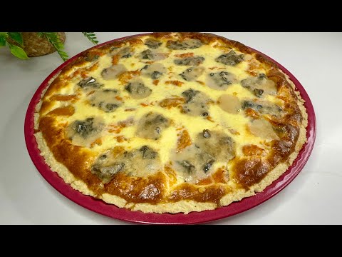 Видео: Французский Тыквенный Пирог-Киш с сыром Горгонзола 