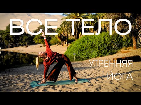 Видео: Йога на все тело/ Йога ВСЕ УРОВНИ/ Утренняя йога