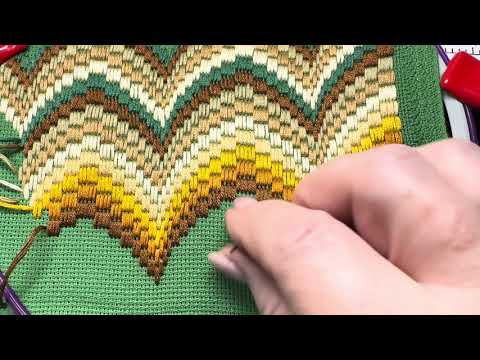 Видео: #лонгстич #медитативнаявышивка #longstich