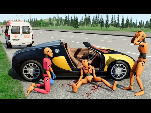 Видео: ОТПРАВИЛ КРАСАВИЦУ НА ТОТ СВЕТ! 300 КМ/Ч В ГОРОДЕ | BeamNG.drive