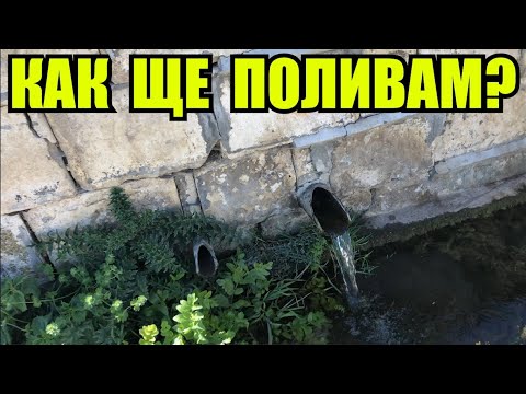 Видео: ОТ КЪДЕ ЩЕ ВЗИМАМЕ ВОДА ЗА ПОЛИВАНЕ???