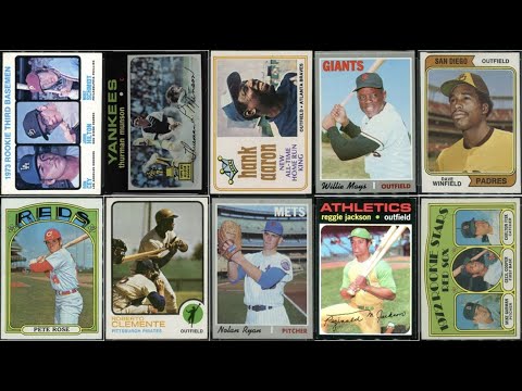 Видео: 20 самых ценных бейсбольных карточек 1970–1974 годов