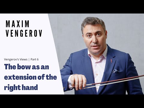 Видео: Максим Венгеров: Лук как продолжение правой руки
