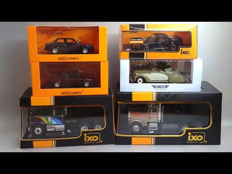 Видео: Масштабные модели автомобилей 1:43 | IXO Models - NEO Scale Models - MaXichamps | Новинки 2021