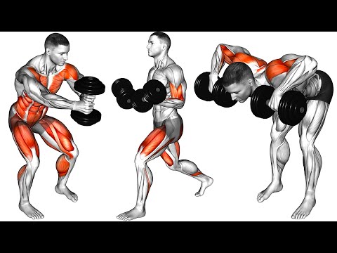 Видео: Лучшие упражнения с гантелями для проработки каждой мышцы дома