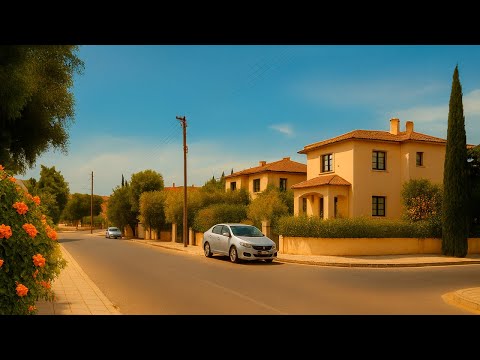 Видео: Вечерняя прогулка по Лимассолу — район Экали #eveningwalk #citystreets