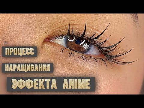 Видео: Процесс наращивания ресниц, эффект Anime 3д, схемы наращивания для лэшмейкера изгиб LJ LB LC