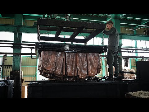Видео: Как Япония делала кордован Производится. Мастера сталкиваются с важностью жизни.