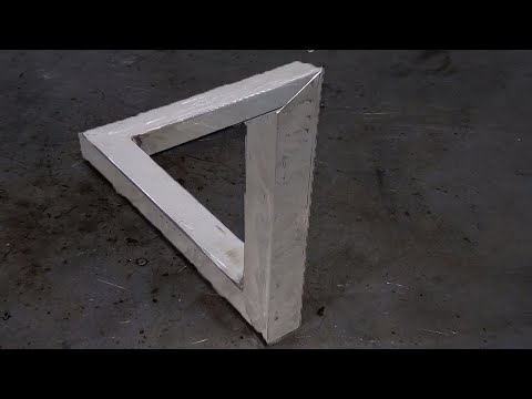 Видео: Невозможная сварка!  Треугольник Пенроуза. Невозможный треугольник