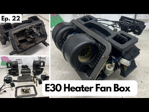 Видео: Эп. 22. Полная реставрация корпуса вентилятора отопителя BMW E30, включая замену уплотнителя клапана
