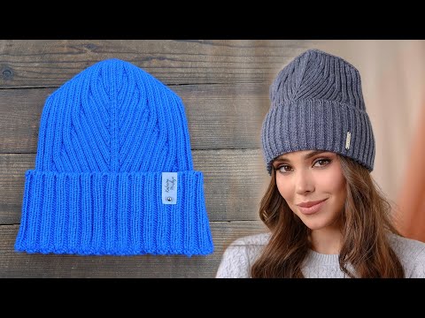 Видео: ХИТ СЕЗОНА 💥 Шапка «Айлин» спицами 👑 Hat "Eileen" knitting pattern