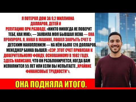 Видео: Она забрала всё при разводе, но банк нашёл тайный счёт отца на $47 млн с 1982 года.
