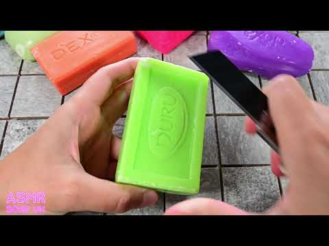 Видео: ASMR soap cutting/Soap Crushing/ Satisfying video |NO TALKING| Relaxing Video/ Резка сухого мыла/4К