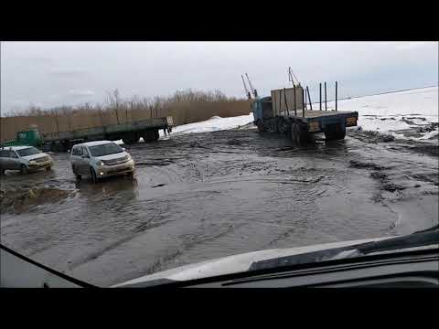 Видео: Якутск, переправа и на запад ...