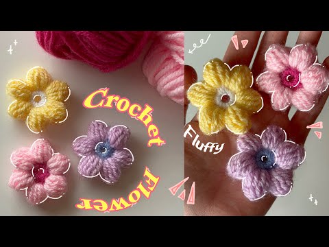 Видео: Crochet flower 🌺// Цветок крючком 🌺