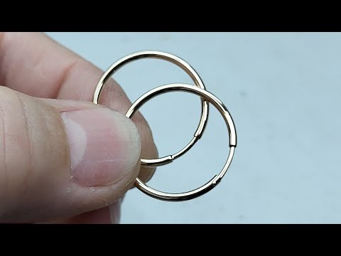 Видео: Серьги Конго-Колохобы, переделка из одной большой в две маленькие.
