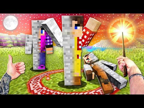 Видео: ПРЕВРАТИЛ МОИХ ДРУЗЕЙ В КАМЕНЬ! МАГИЯ В МАЙНКРАФТ
