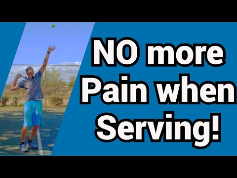 Видео: Как избавиться от боли в плече при подаче в теннисе