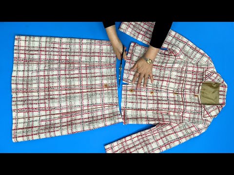 Видео: [DIY] Пальто, вышедшее из моды, становится предметом роскоши. 2
