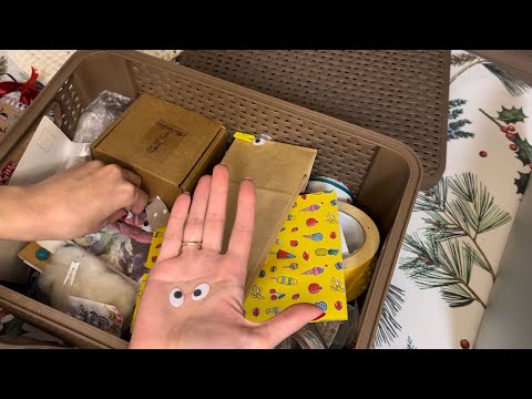 Видео: Коробочка со всякими вещами для творчества и не только / АСМР / ASMR